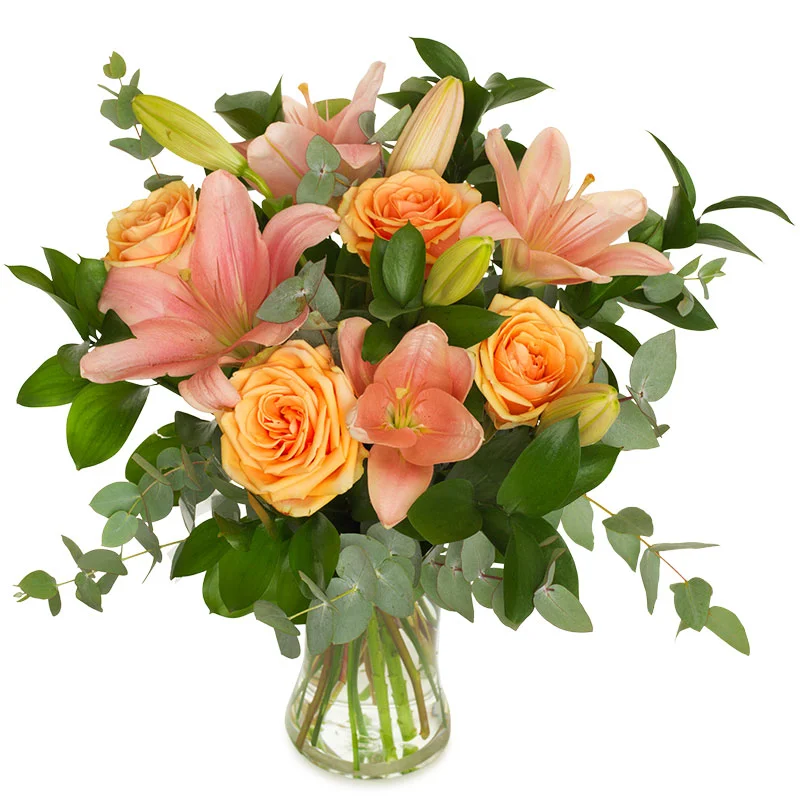 Sympathy – white flowers with thoughtfulness