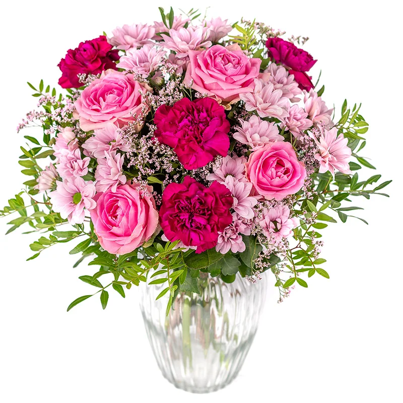 Green and white flowers for St. Patrick's Day