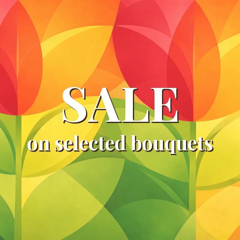 Flower sale – bouquets at discounted price