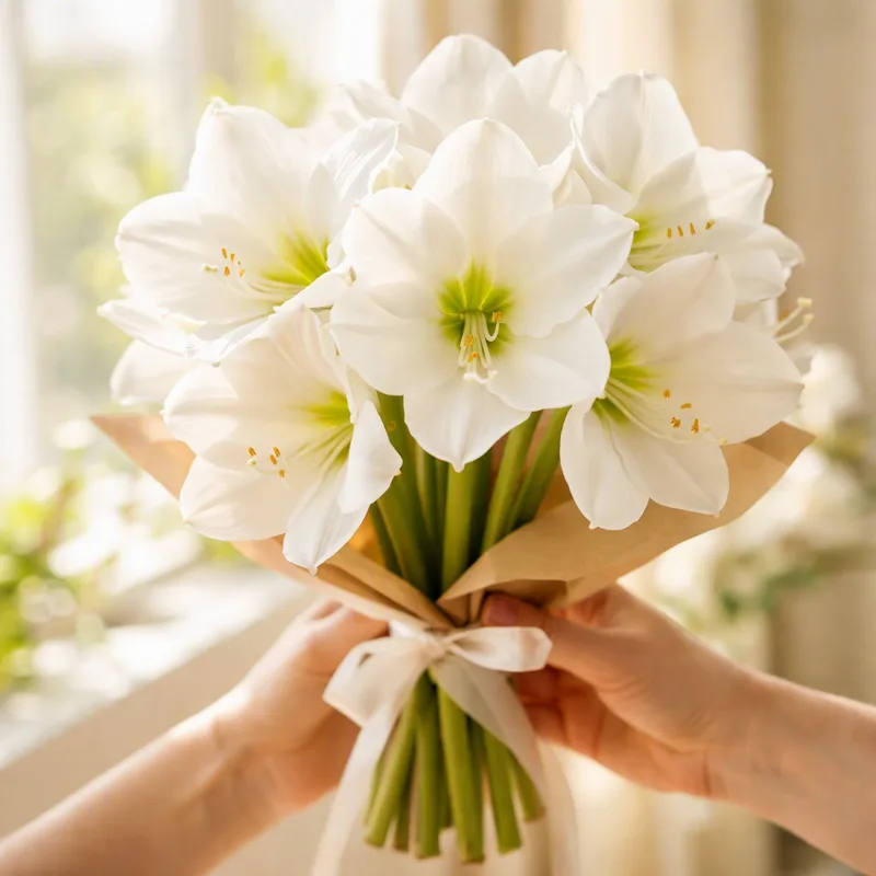 Amaryllis – White – image 3