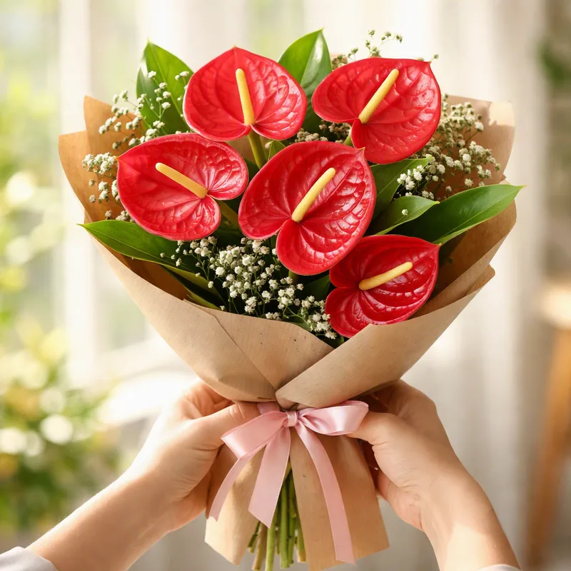 Anthurium (flamingoblomma) – Classic – image 3