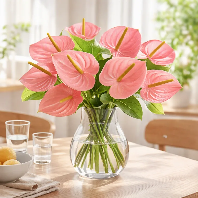 Anthurium (flamingoblomma) – Pink – image 2