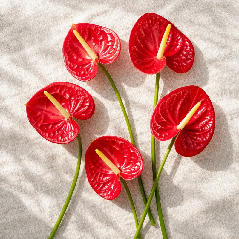 Anthurium (flamingoblomma) – Red – image 4