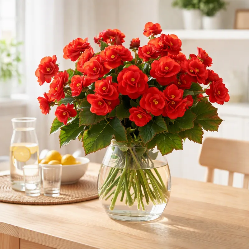 Begonia – Red – image 2