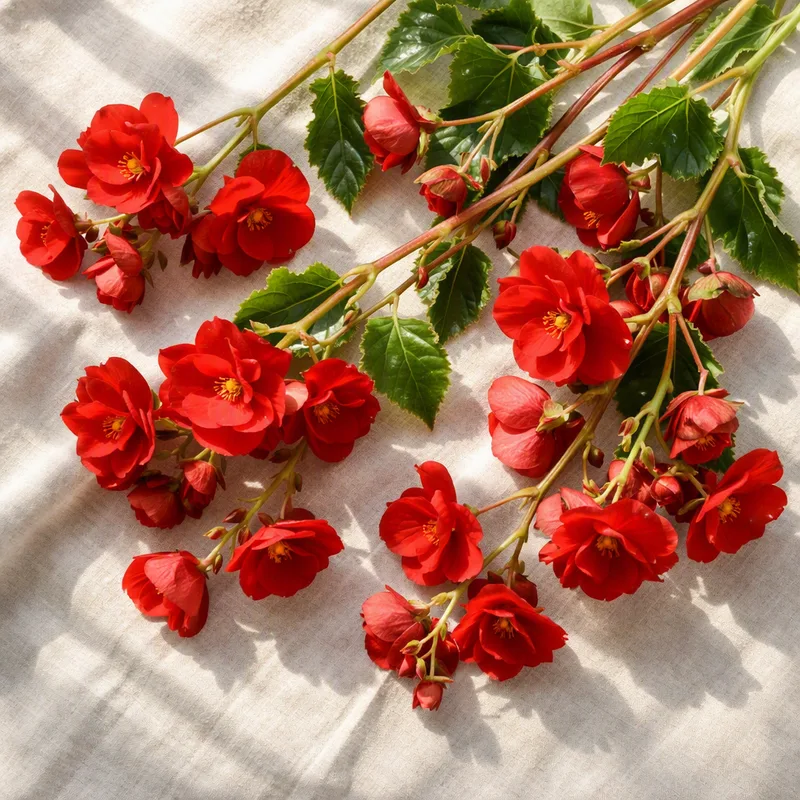 Begonia – Red – image 4