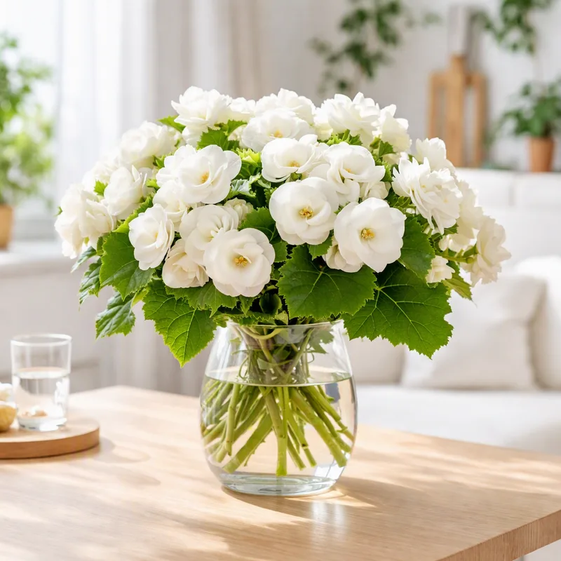 Begonia – White – image 2