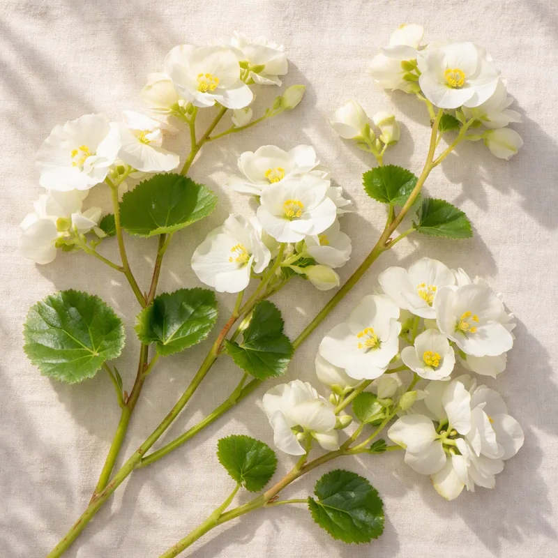 Begonia – White – image 4