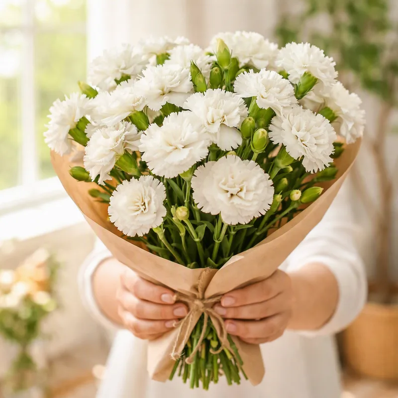 Carnation – White – image 3