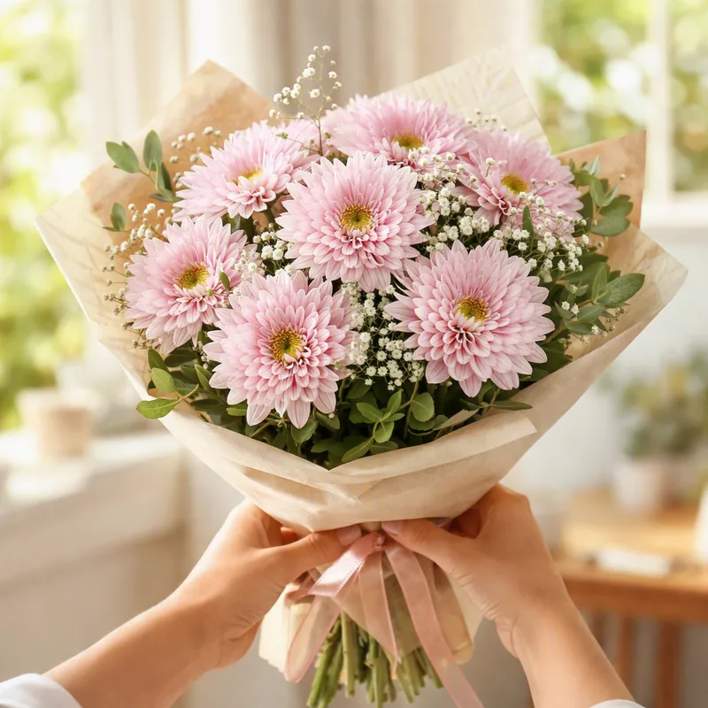 Chrysanthemum – Pink – image 3