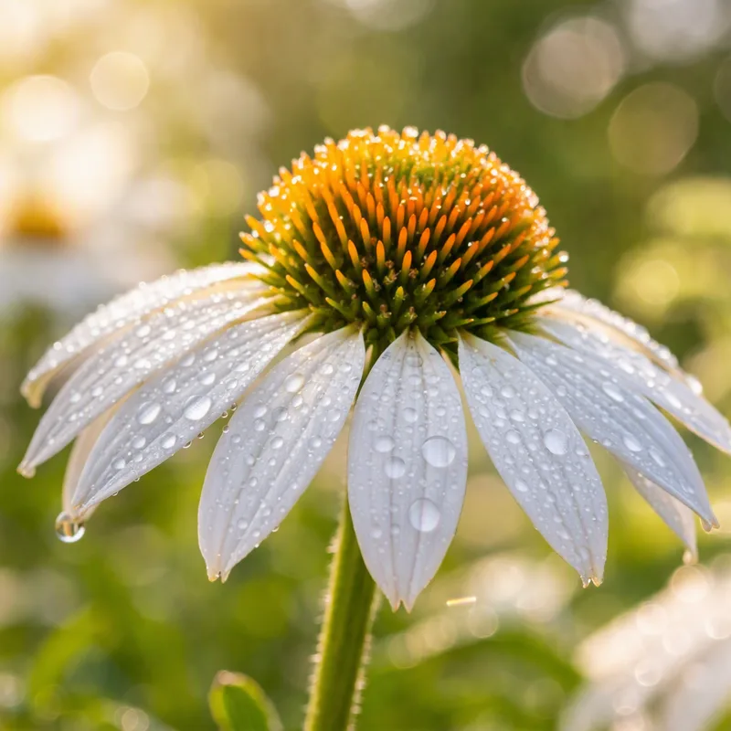 Coneflower – White – image 1