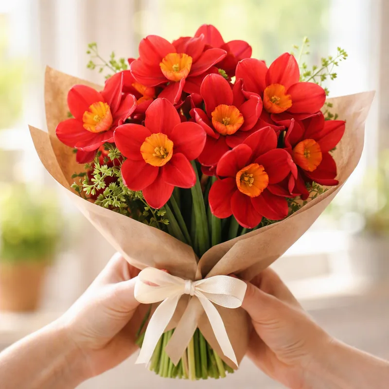 Daffodil – Red – image 3