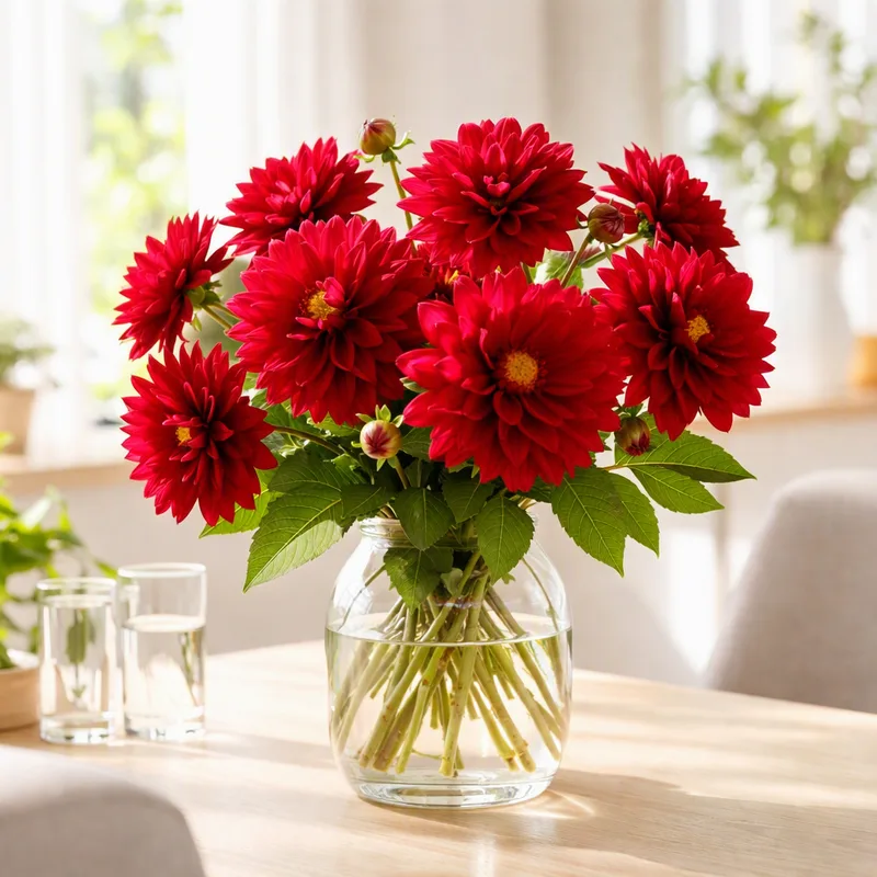 Dahlia – Red – image 2