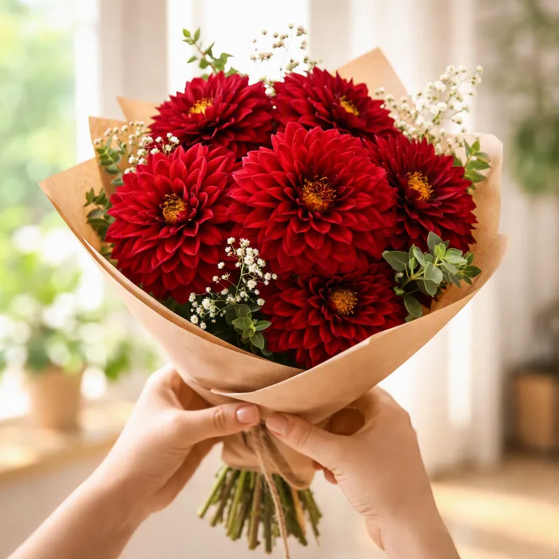Dahlia – Red – image 3