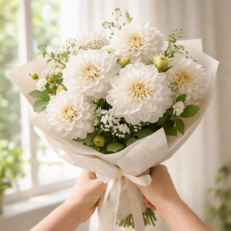 Dahlia – White – image 3