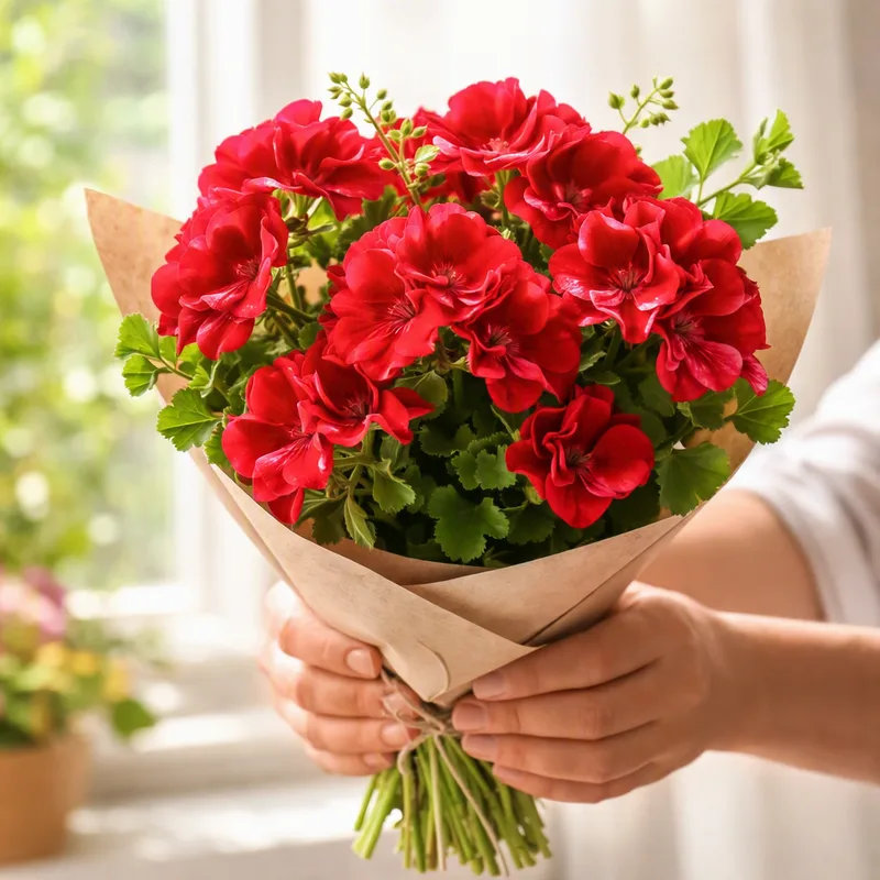 Pelargonium – Red – image 3