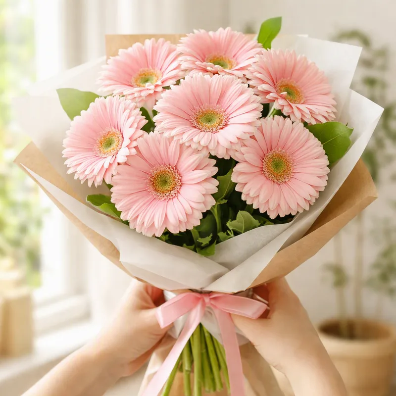 Gerbera – Pink – image 3
