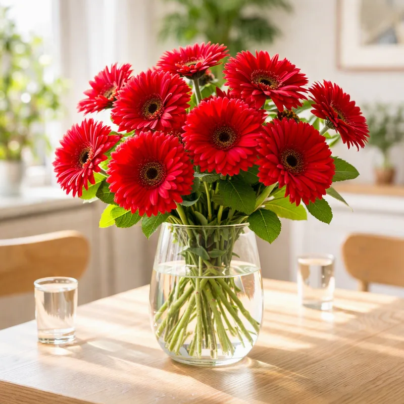 Gerbera – Red – image 2