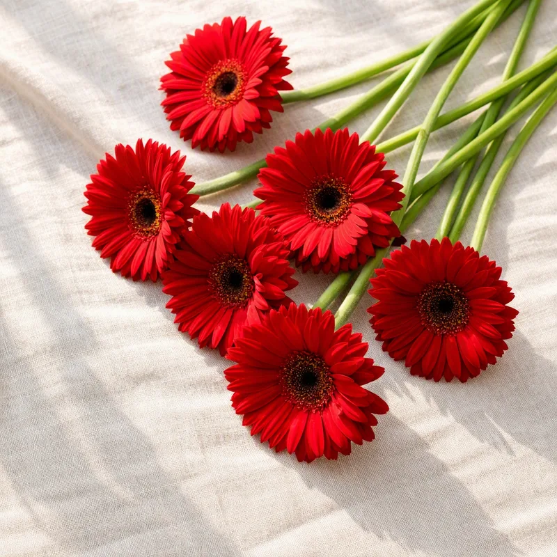 Gerbera – Red – image 4