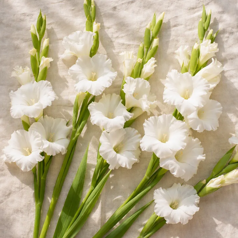 Gladiolus – White – image 4