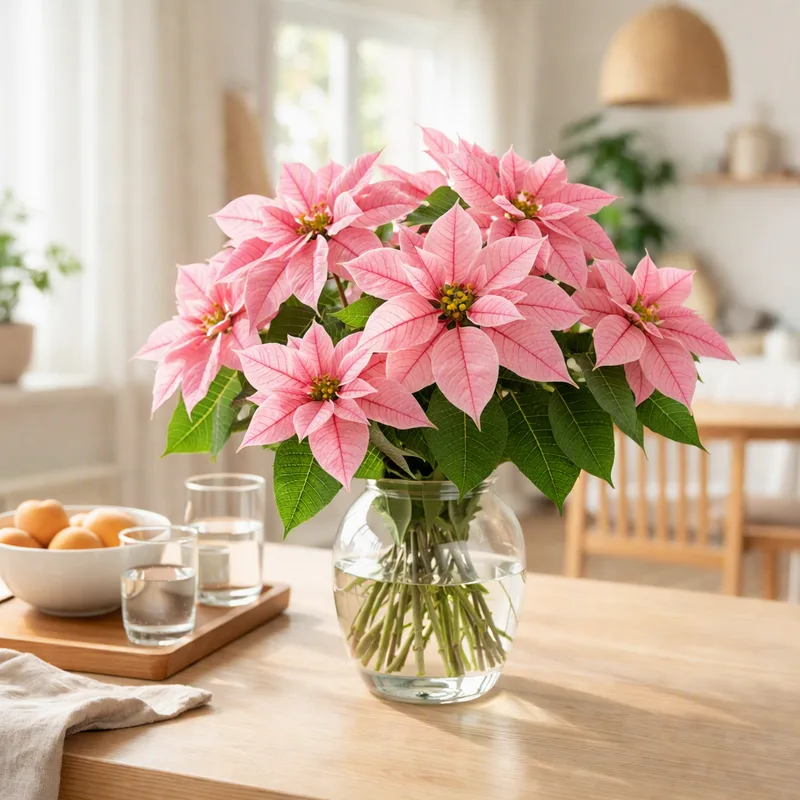 Julestjerne – Pink – image 2