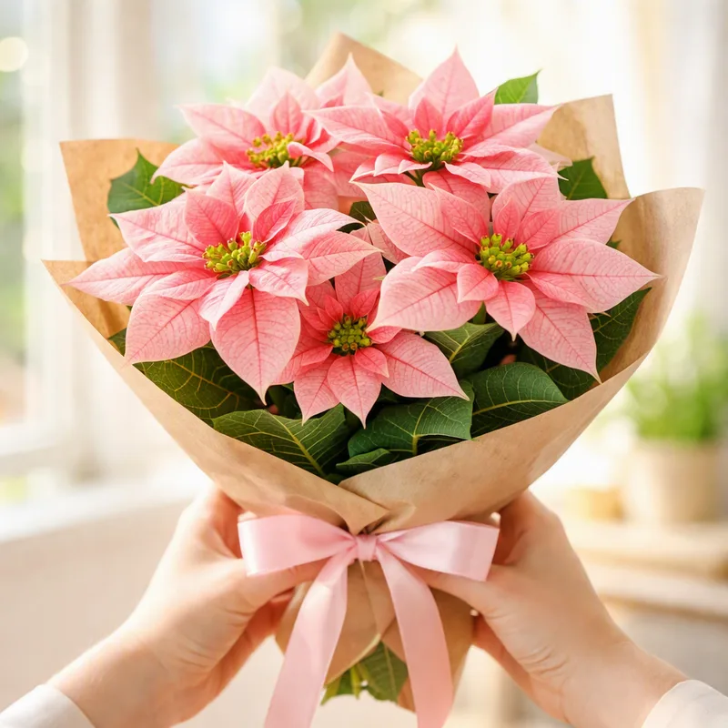 Julestjerne – Pink – image 3
