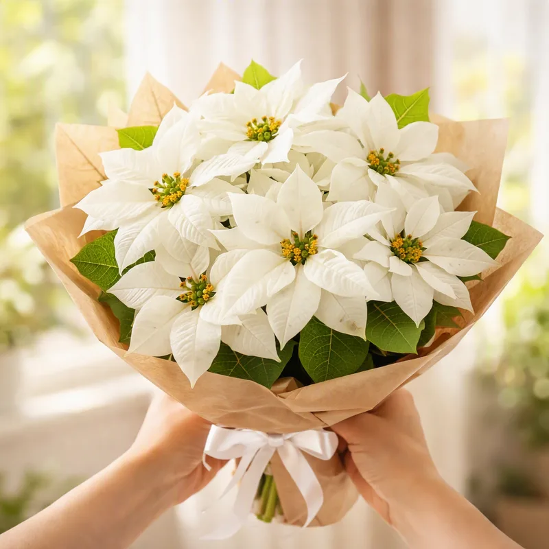 Julestjerne – White – image 3