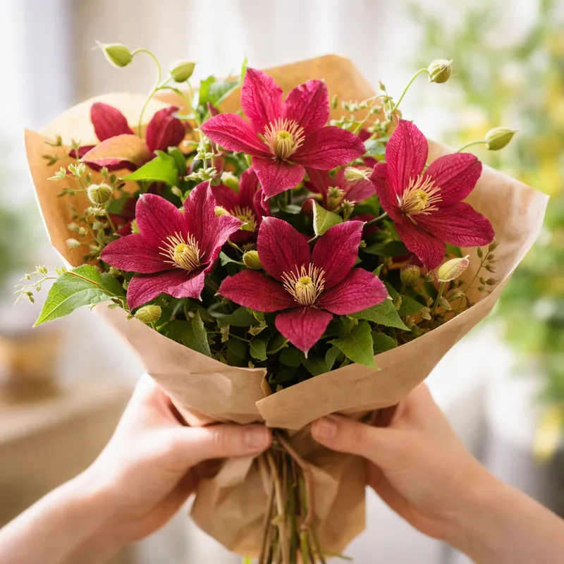Clematis – Red – image 3