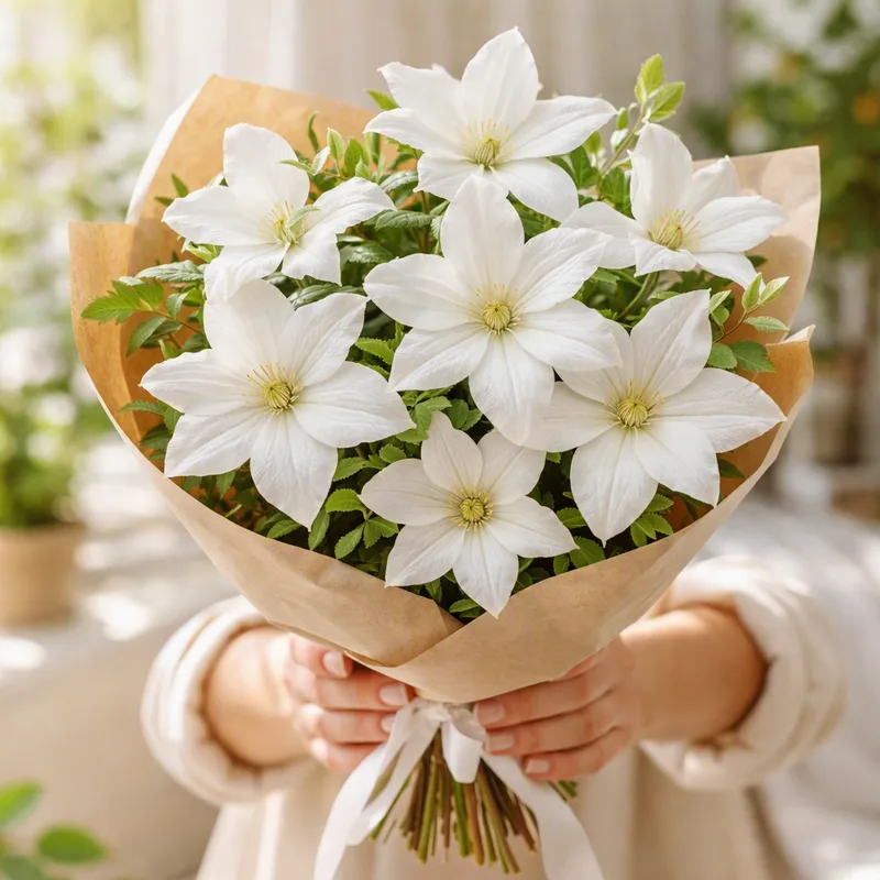 Klematis – White – image 3