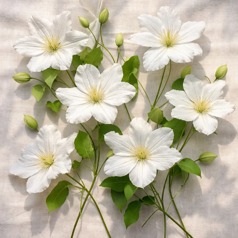 Klematis – White – image 4
