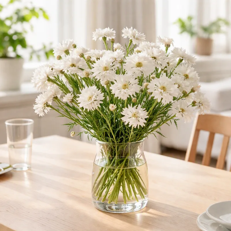 Cornflower – White – image 2