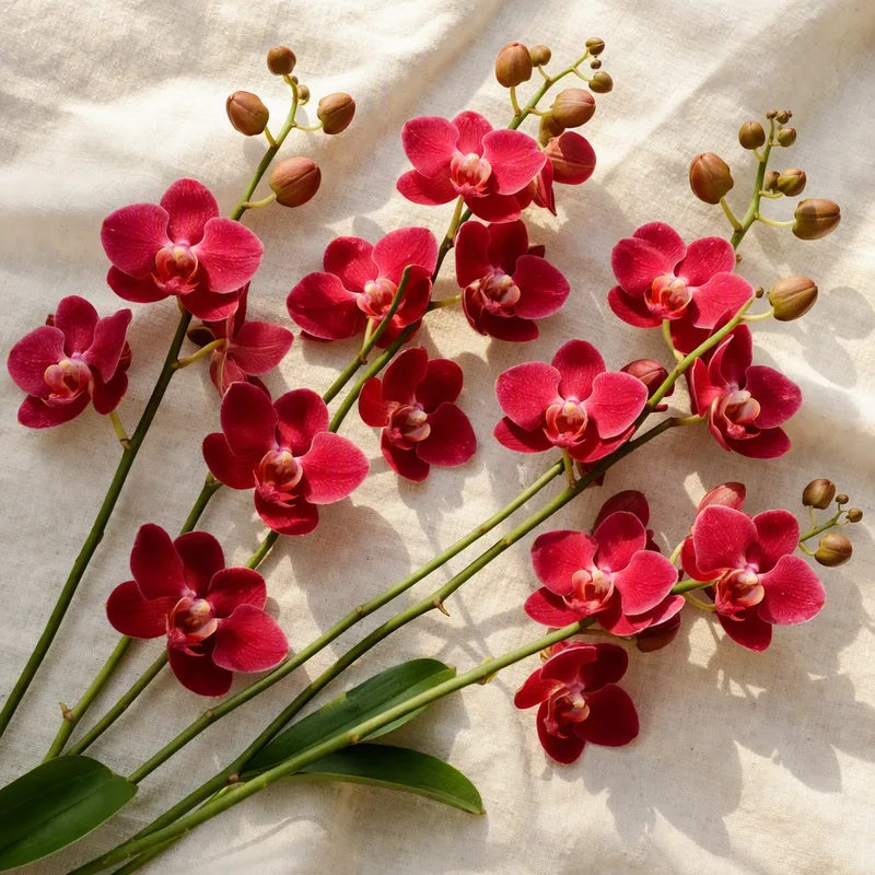 Orchid (Phalaenopsis) – Red – image 4