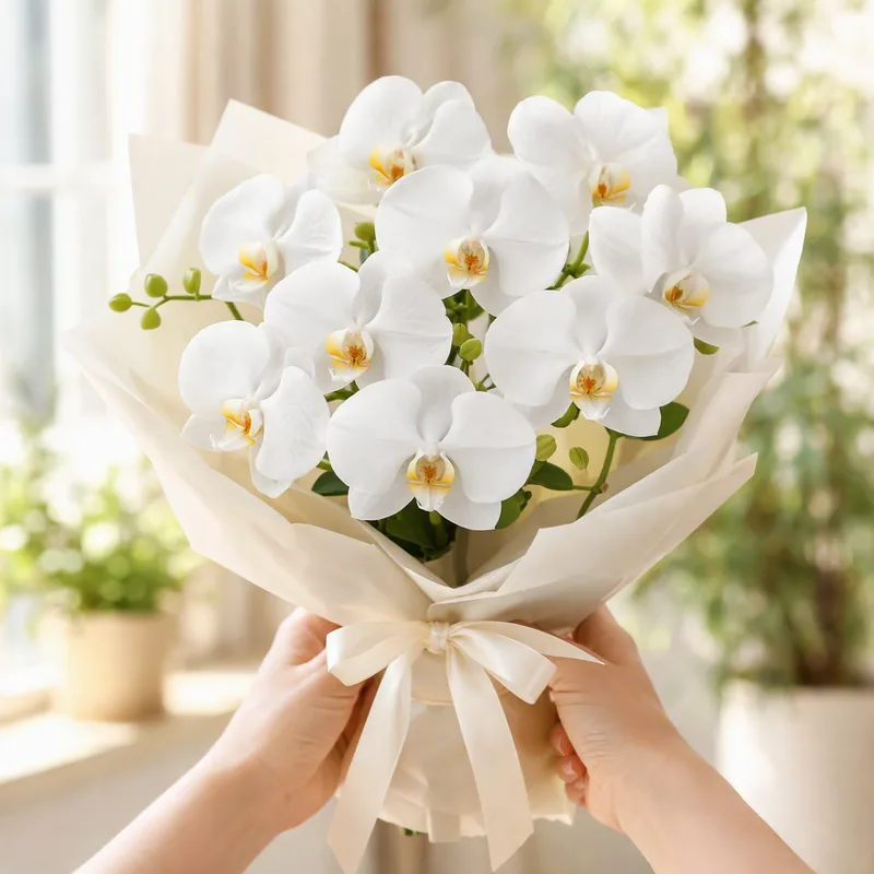 Orchid (brudorkidé) – White – image 3