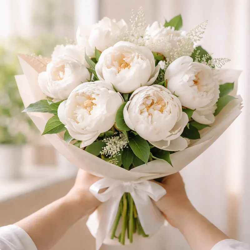Peony – White – image 3