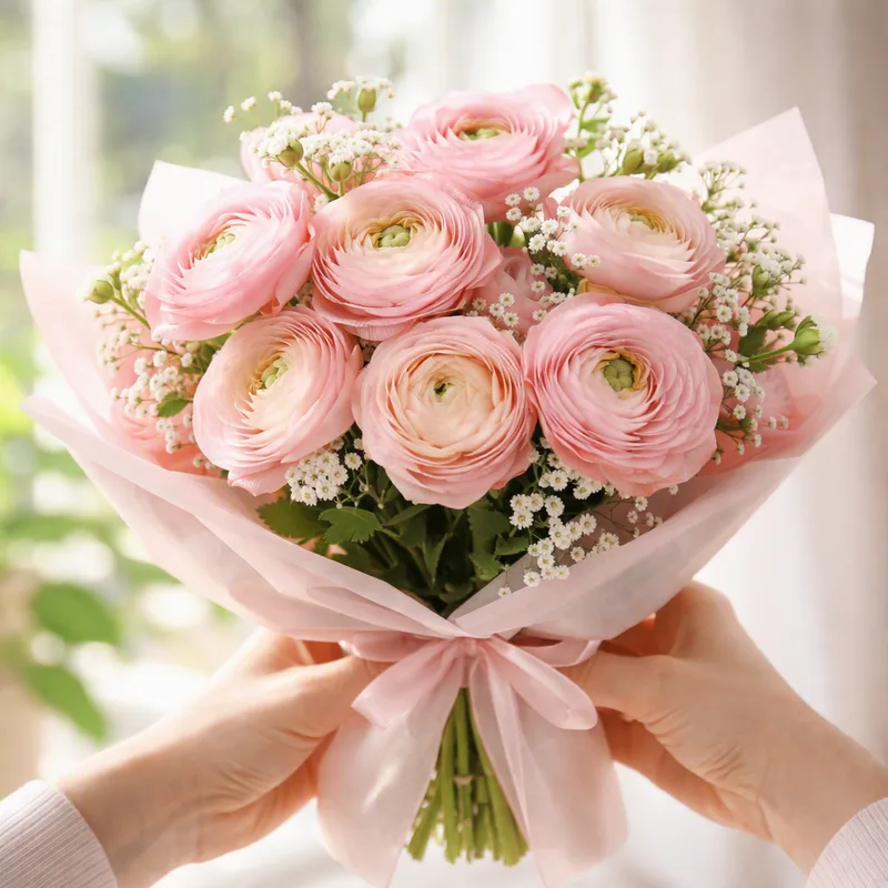 Ranunculus – Pink – image 3
