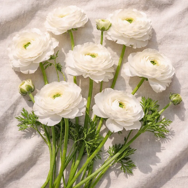 Ranunculus – White – image 4