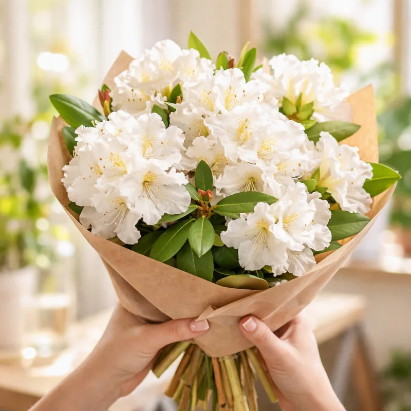 Rhododendron – White – image 3