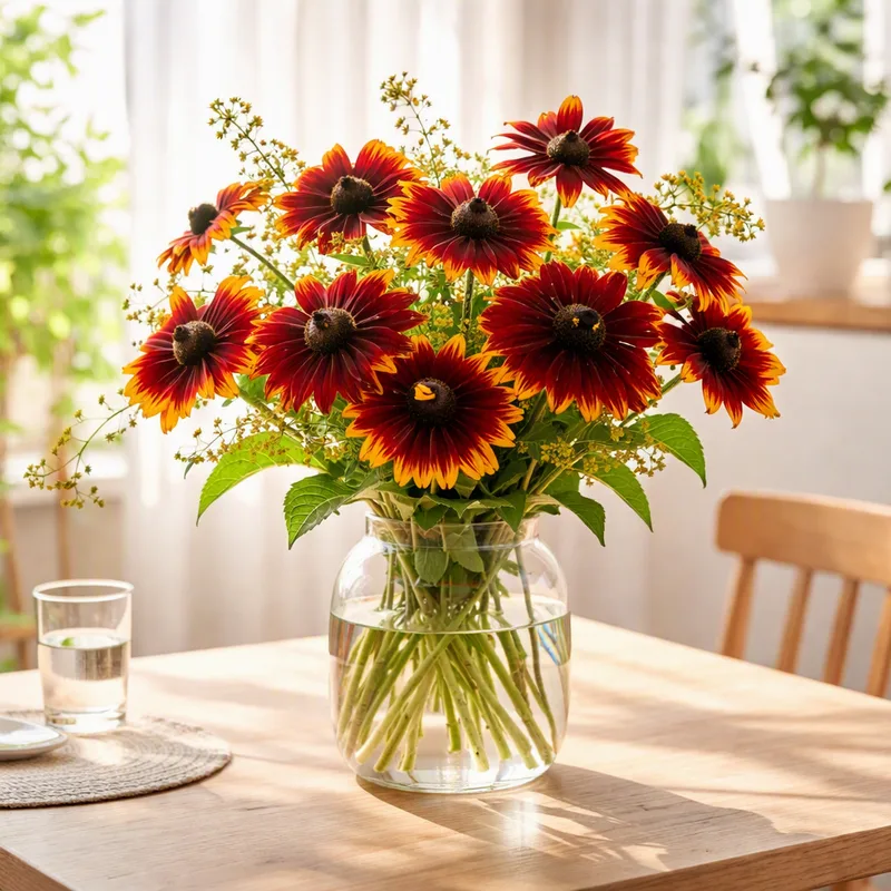 Rudbeckia – Red – image 2