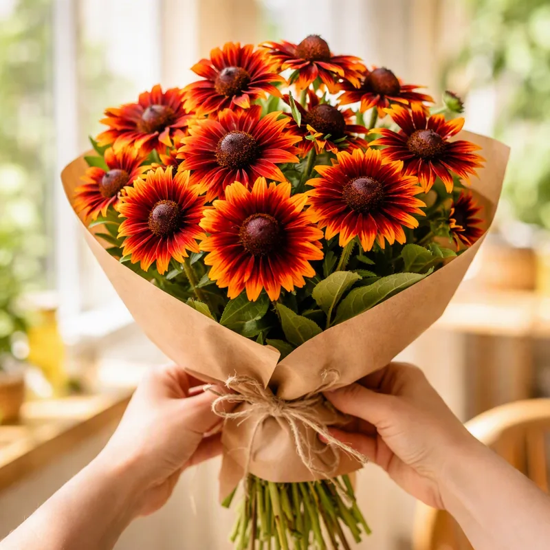 Rudbeckia – Red – image 3