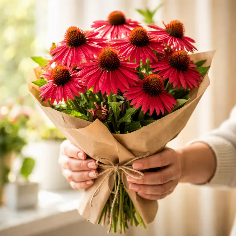 Coneflower – Red – image 3