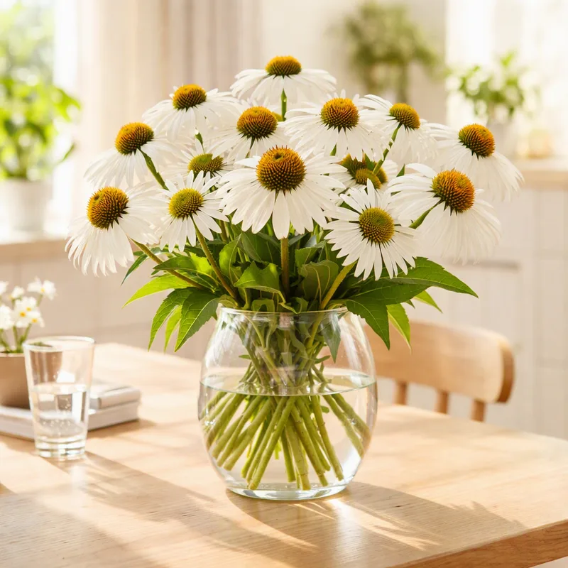 Coneflower – White – image 2