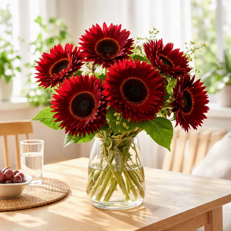 Sunflower – Red – image 2