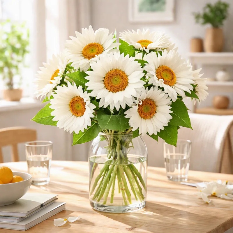 Sunflower – White – image 2