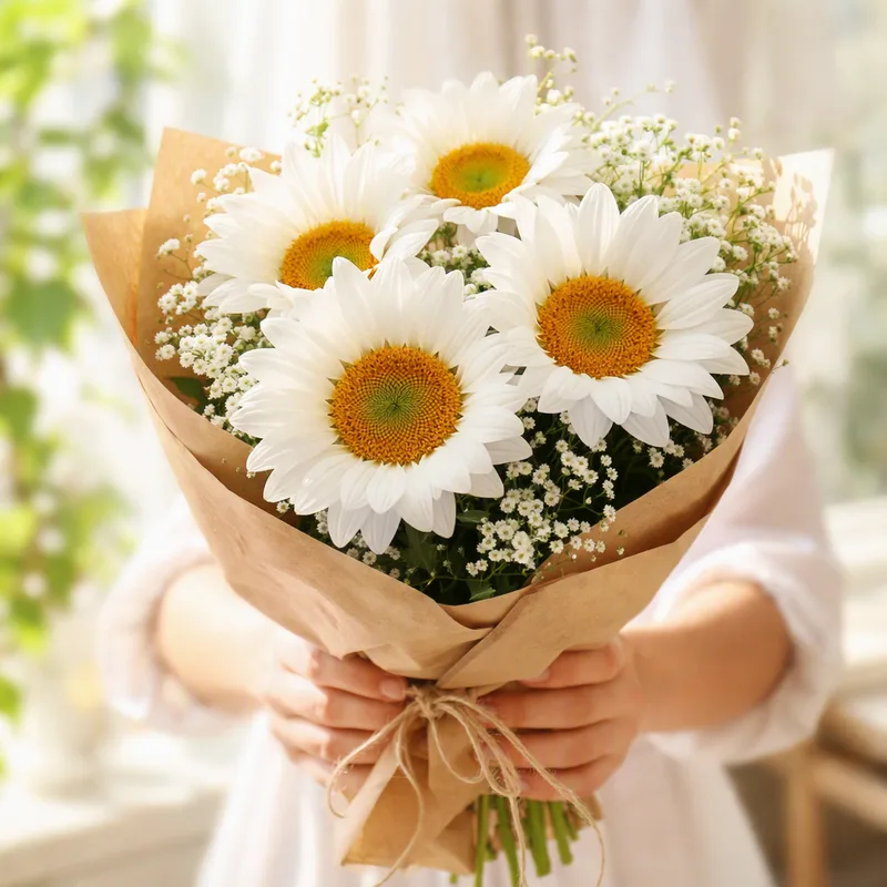 Sunflower – White – image 3