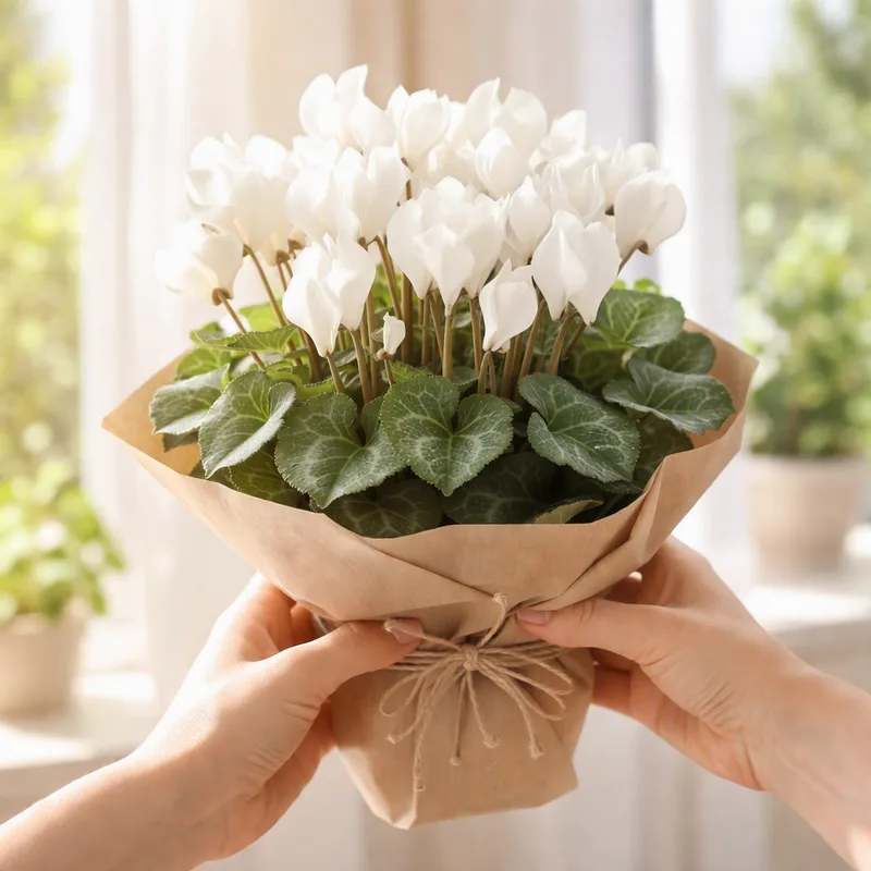 Cyklamen – White – image 3
