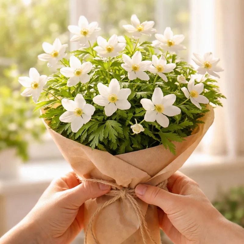 Wood Anemone – White – image 3