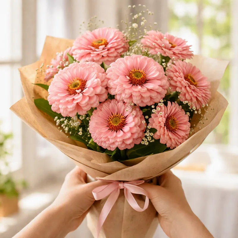 Zinnia – Pink – image 3