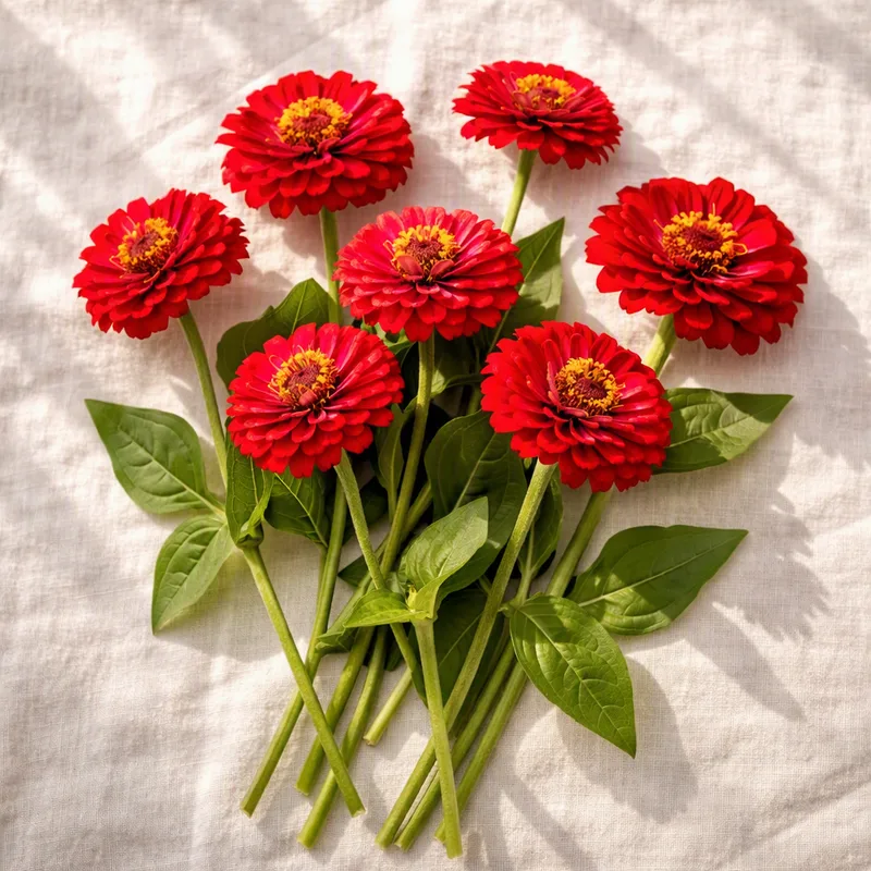 Zinnia – Red – image 4
