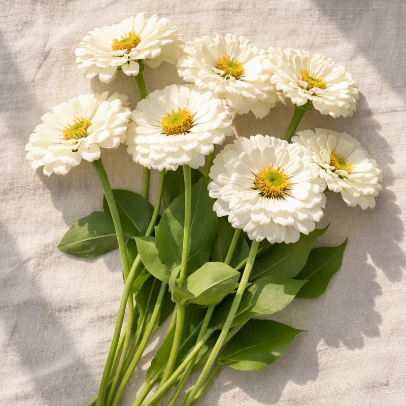 Zinnia – White – image 4